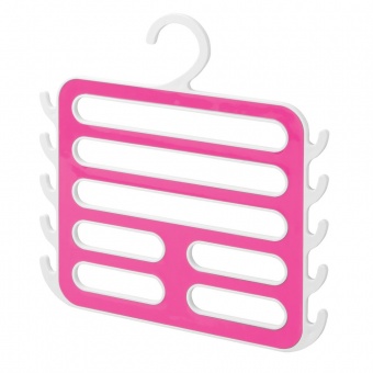 Вешалка для шарфов и платков розовая InterDesign