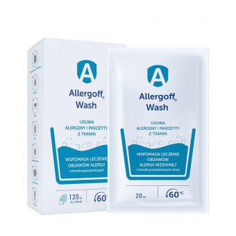 Добавка Allergoff для устранения аллергенов при стирке 6 шт.в упаковке