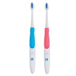 Комплект зубных щёток CS-161 (розовая и голубая)