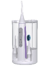 Портативный ирригатор для очистки полости рта с функцией электрической зубной щетки, бытовой, зарядка от usb провода, материал пластик РокимедRKM-3102 