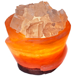 Солевая лампа «Вазон» с кристаллами 4-5 кг