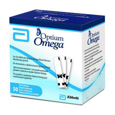 Тест полоски Optium Omega (50 шт.)