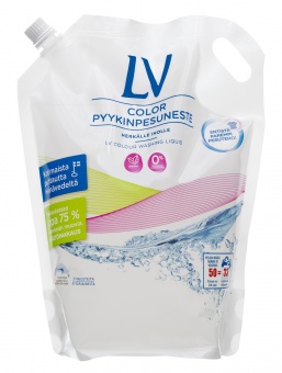 Жидкое средство LV для цветных и белых тканей(запасной блок)  1,5 л