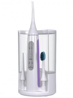 Портативный ирригатор для очистки полости рта с функцией электрической зубной щетки, бытовой, зарядка от usb провода, материал пластик РокимедRKM-3102 